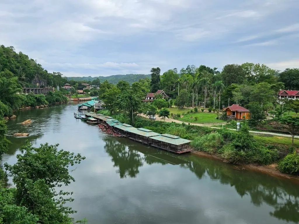 Kanchanaburi-river-near-Nam-Tok