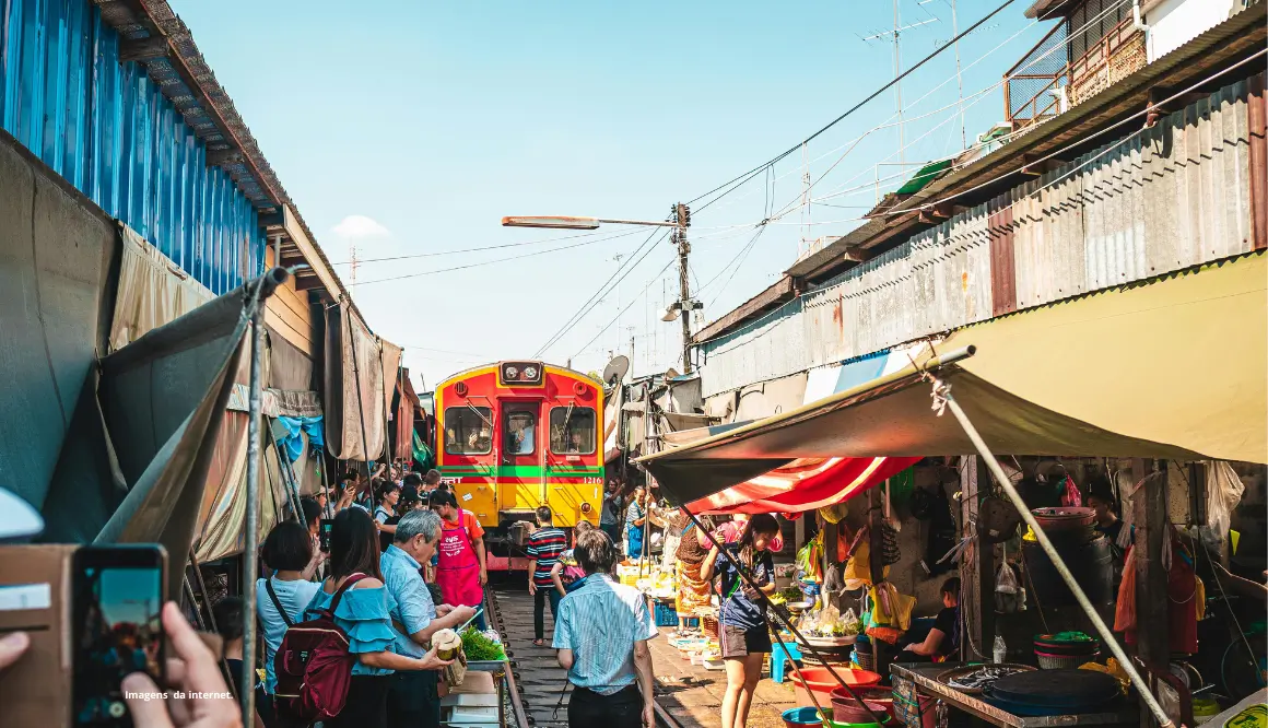 Maeklong Railway tour